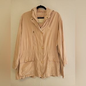 Weekend by Max Mara Jacket with Hoodie, Pink, Size 8